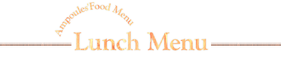 Lunch Menu